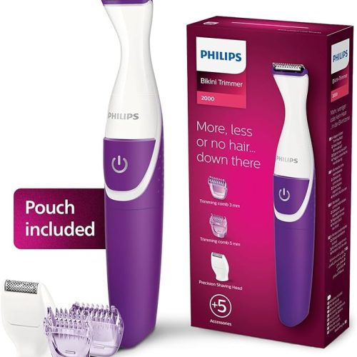 Philips BRT383/15 Trymer do Bikini, Wielokolorowy